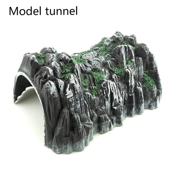 High Quality Scale Model plastic Train Railway Cave Tunnels DIY Sand Table Model Building Tunnel Accessories