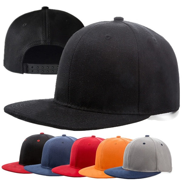 Plain Snapback Hat High Quality Adult Hip Hop Baseball Cap Men Women Outdoor Leisure Flat Hats Novelty Gift