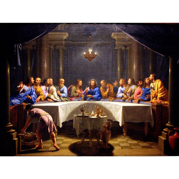 The Last Supper Religion Jesus DIY 5D Diamond Painting Full Drill with Number Kits Home and Kitchen Fashion Crystal Rhinestone Cross Stitch Embroider