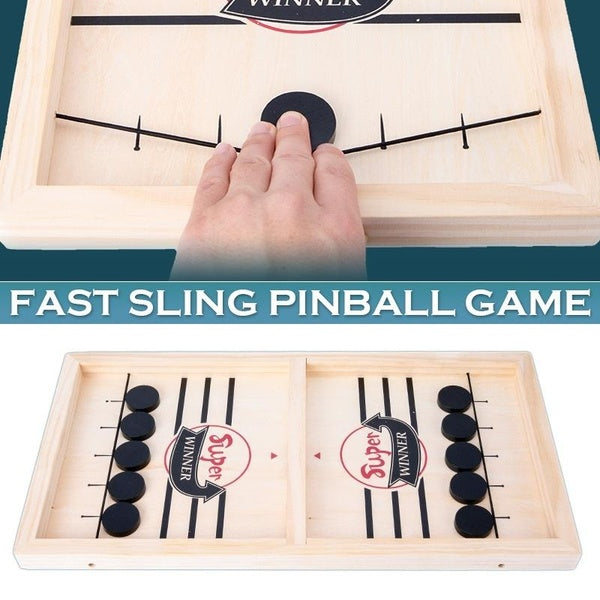 1 ensemble famille Puck jeu amusant enfants éjection échecs planche en bois Table Hockey jeu fête enfants Puzzle jouet