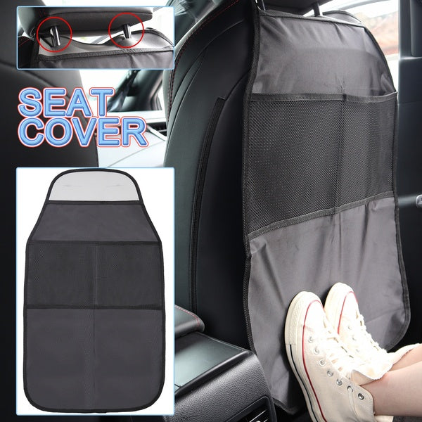 Car Seat Protector Cover for Kids Car Seat Back Protector for Children Baby Auto Storage Pocket Kick Mat Seat Cover Protector