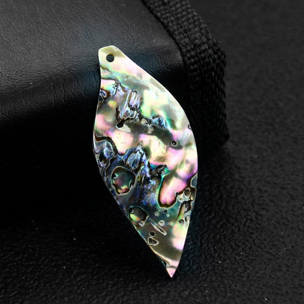 1pc Natural Abalone Shell Charms Pendant Leaf Shell Carving Collection DIY Jewelry Findings Making Accessories Earring Necklace