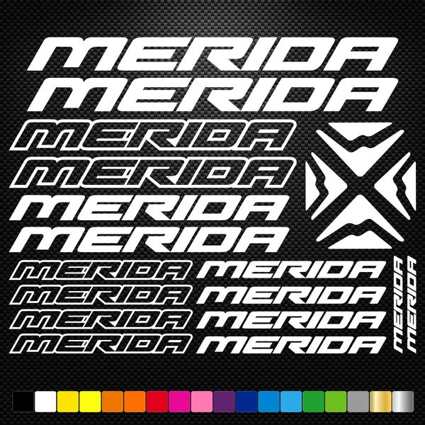 Kit Merida stickers bike stickers bike MTB BDC BIKE prespaziati- show original title