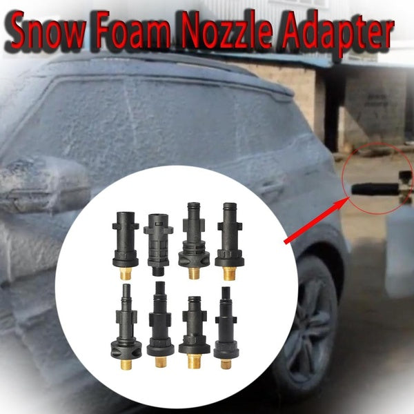 1 Pc Foam Nozzle Snow Foam Lance Foam Cannon Adapter Plastic Bayonet Fitting for Karcher AR Bosch Sun Joe Sterwins Pressure Washer