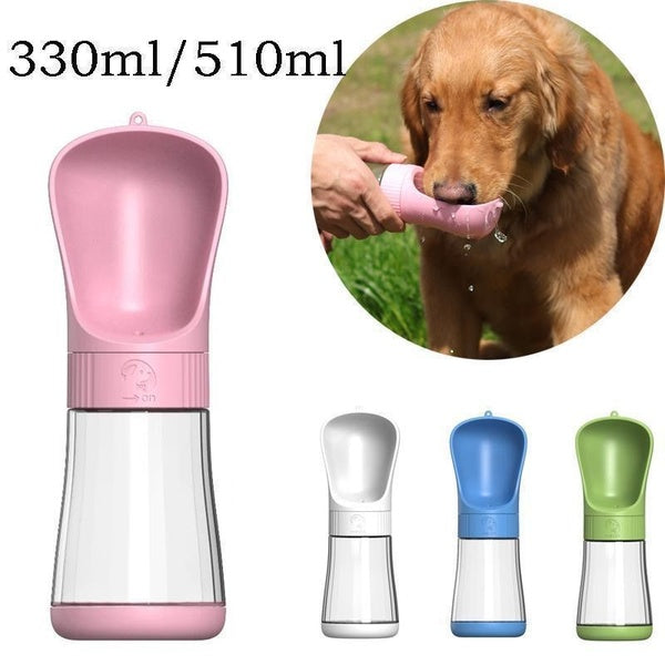 330-510ML Portable Dog Water Bottle for Small Large Dogs Puppy Cat Outdoor Travel Walking Drinking Bowls Pet Feeder Pet Supplies