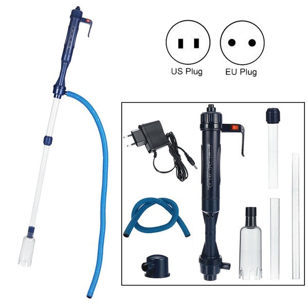 Electric Water Changer for Fish Tank, Aquarium Cleaning Tools Water Pump Sand Washer, Gravel Cleaner Siphon Water Filter Pump