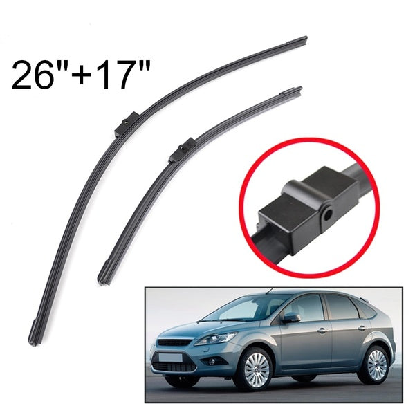 Windscreen Wiper Blades For Ford Focus 2 MK2 26" 17" 2004 2005 2006 2007 2008 2009 2010 2011 Windshield Wiper Front Window