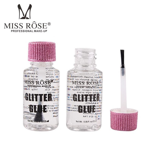 Miss Rose Maquillage Visage et Corps Glitter Soft Gel Tips Primer Colle 0.85oz-25ml