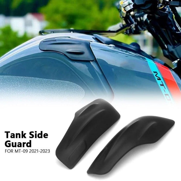 2021 2022 2023 Motorcycle Side Sticker Anti-Friction Fuel Tank Pad Accessories Black For YAMAHA MT09 Mt09 MT-09 MT 09