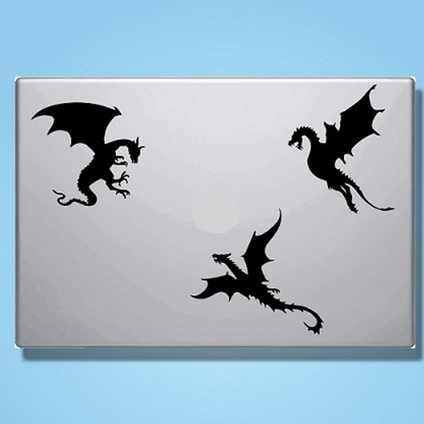 3 Dragon Game of Thrones decal Laptop Sticker Car truck Bumper Window Door Cup Sign Logo Vinyl Decal