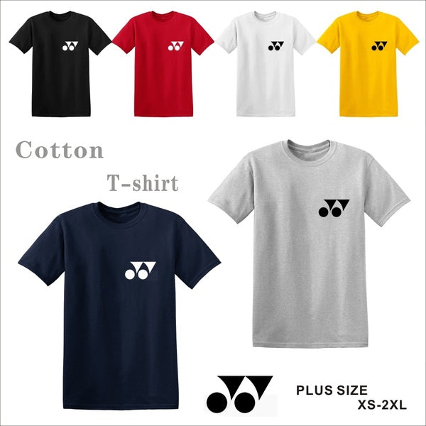 Fashion Fitness Badminton Sport Short Sleeve Tops YONEX T-Shirts New Men's Casual O-neck T Shirts Plus Size XS-XXL