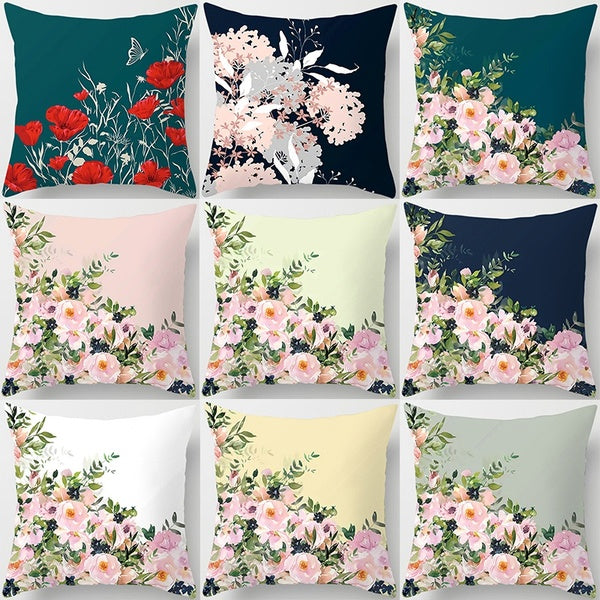 Lace printing home improvement pillowcase, car sofa cushion cover (45cm*45cm)