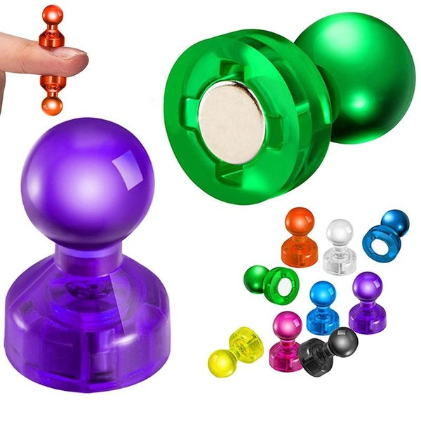 10-20-50 Pcs Magnet Push Pin Office Pushpin Strong Neodymium Magnet Cone Magnet Super Magnet Refrigerator Sticker Magnetic Pushpin