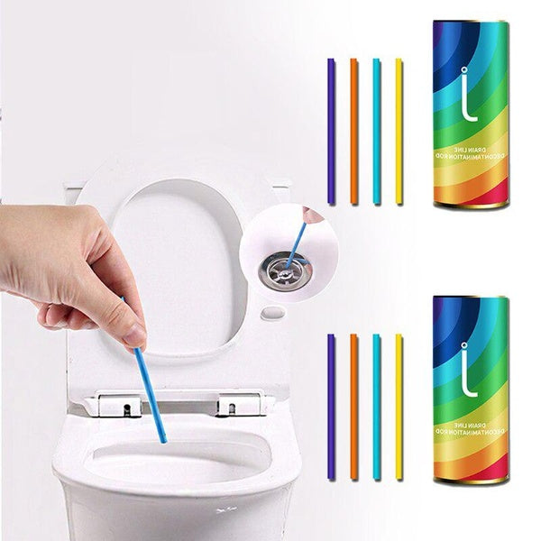 Pipe cleaning stick, sewer decontamination cleaner, bathroom bathtub, kitchen sink tool, special treatment for pipe blockage