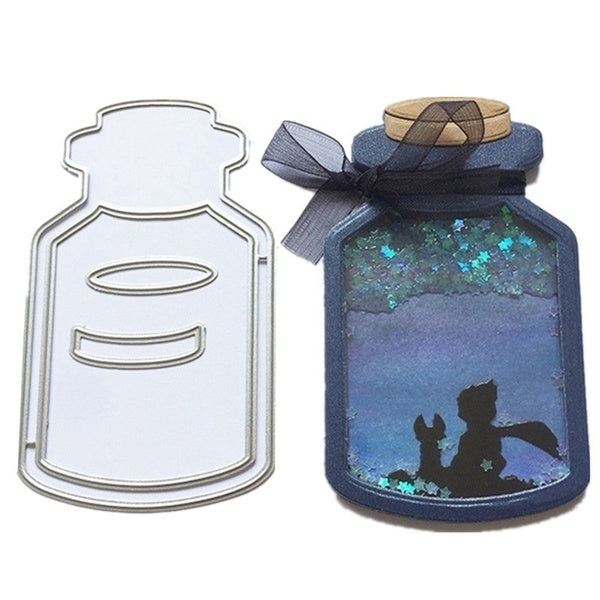 DIY Bottle Metal Cutting Dies for Scrapbooking-Photo Album Decorative Embossing Handcraft Die Cutting Template Crafts