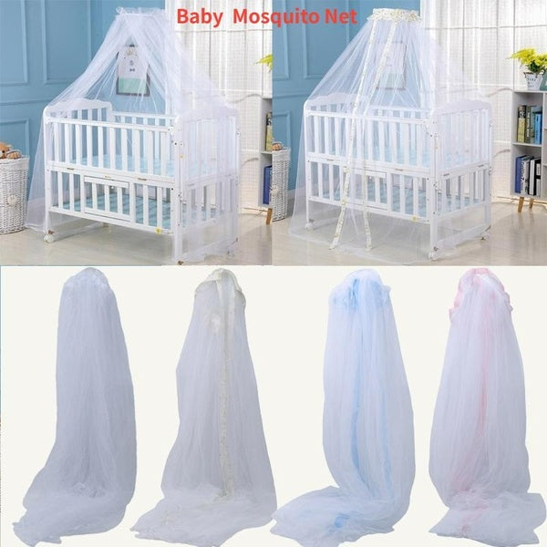 Baby Bed Mosquito Net Mesh Dome Curtain Net for Toddler Cot