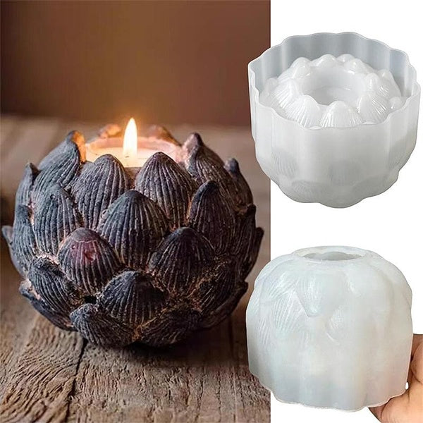 Silicone Mold for DIY Lotus Holders