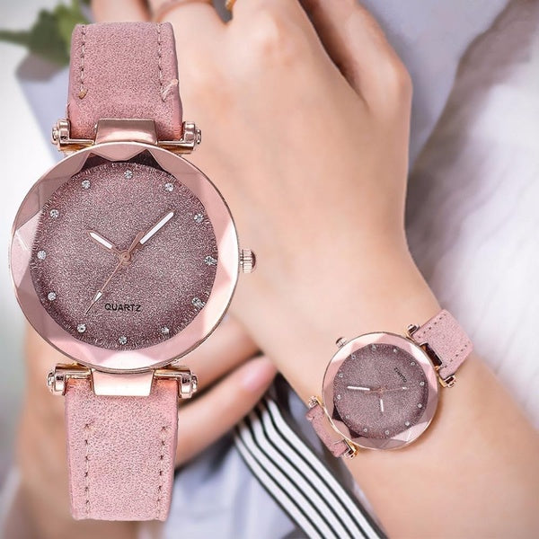 Nouvelle montre de luxe montre pour femme Ultra mince strass givré ceinture montre de mode femmes Quartz horloge cadeau pour les femmes