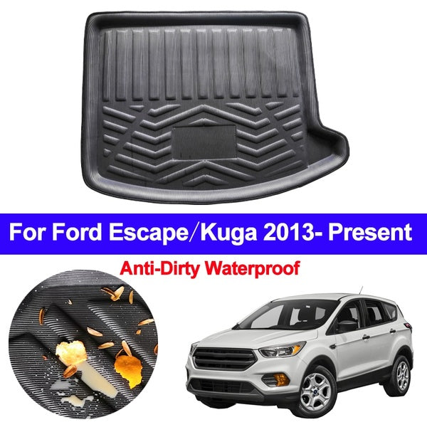Car Rear Boot Cargo Liner Trunk Floor Mats Luggage Tray For Ford Escape Kuga 2013 2014 2015 2016 2017 2018 2019