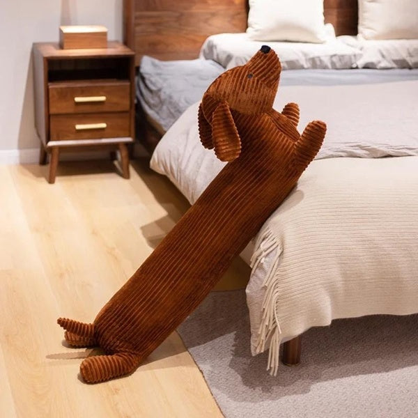 Large Sausage Dog Body Pillow Long Dachshund Cushion Cute Stuffed Animal Dog Decorative Throw Pillow Sleepiong Back Cushion Gift