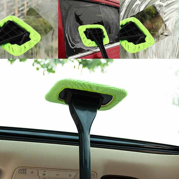 Car Window Cleaner Brush Kit Windshield Wiper Microfiber Brush Auto Cleaning Wash Tool With Long Handle Car Accessories