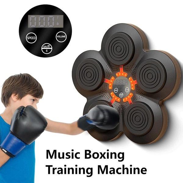 Machine de boxe musicale intelligente, entraîneur de Fitness, cible murale électronique, sac de sable Sanda suspendu pour le sport de boxe, réaction