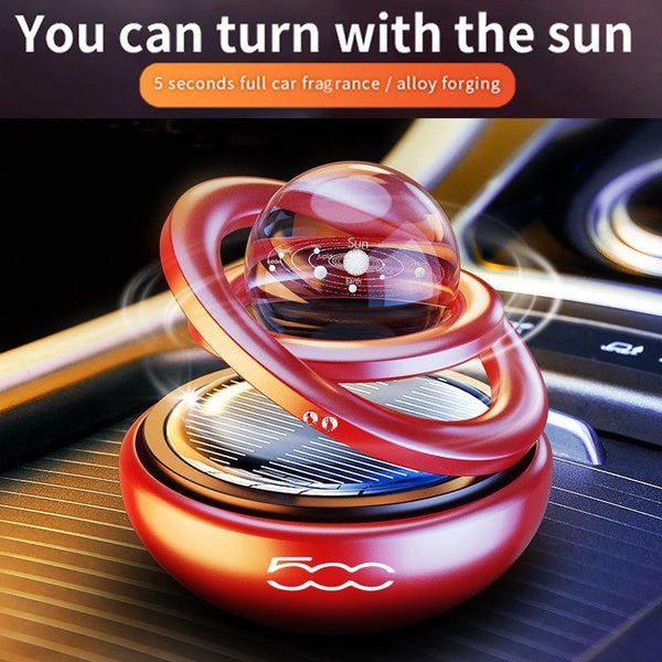 Solar Interstellar Car Air Freshener Rotating Aromatherapy Diffusing Accessories Interior Durable Original Perfume for Fiat 500