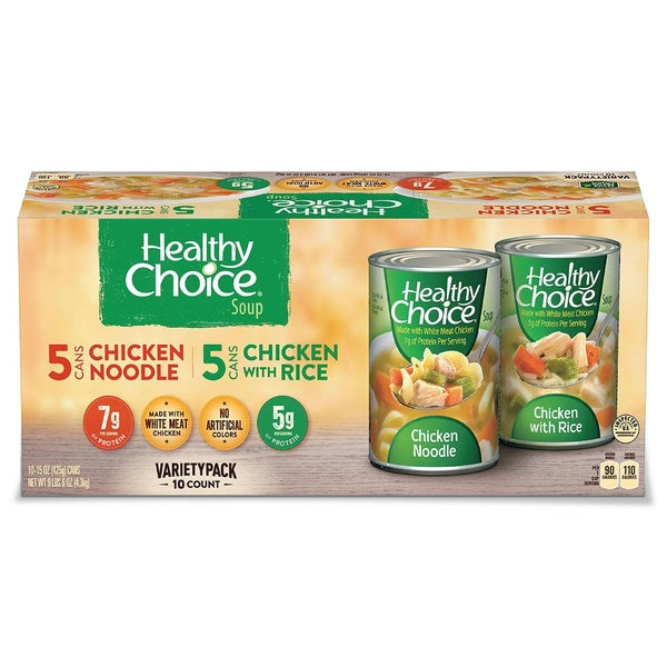 Healthy Choice Soup Variety Pack (15 oz., 10 pk.)
