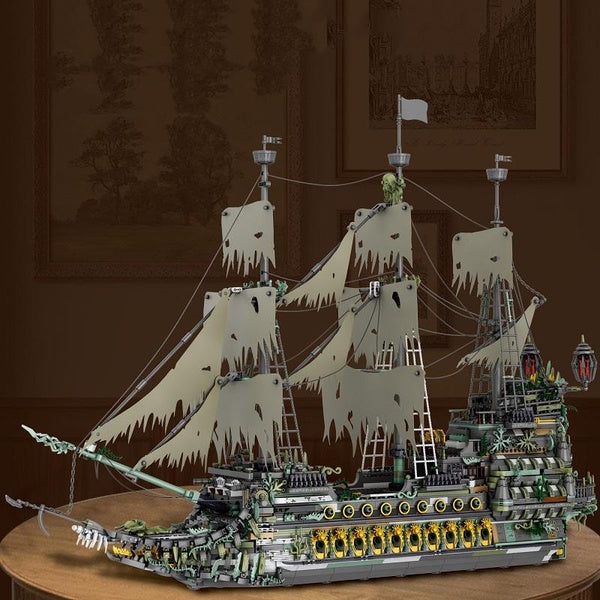 New 5865pcs Ship Model Building Block Brick Educational Assembly Toy Children Boy Gift