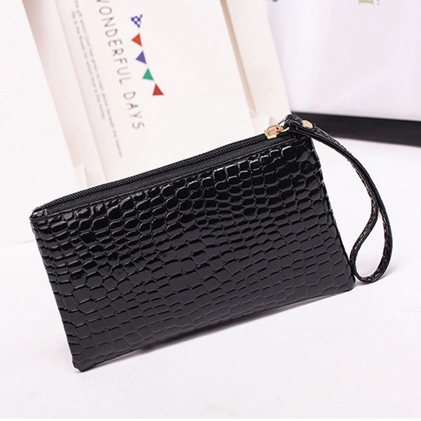 Sacs et sacs à main pour femmes Portefeuilles pour femmes Mode Lady Wristlet Sacs à main Long sac d'argent Fermeture à glissière Porte-monnaie Cartes