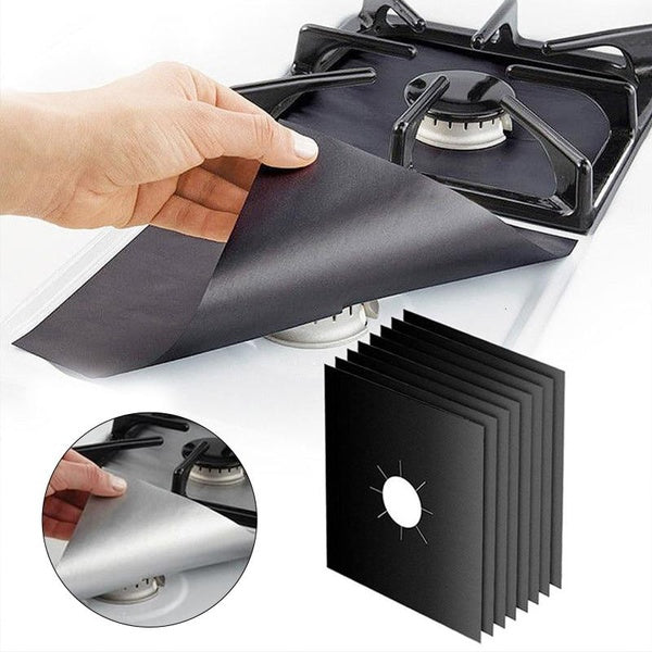 2-4pcs-set Gas Stove Protectors Cooker Cover Liner Clean Mat Pad Gas Stove Stovetop Protector for Kitchen Cookware Accessories