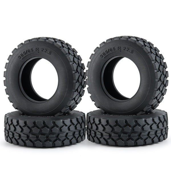 2-4pcs Tamiya 30mm Wheels Tires Rubber Tyre Wheel Tire for 1-14 Tamiya Wheel Rim Hubs RC Rock Crawler Car