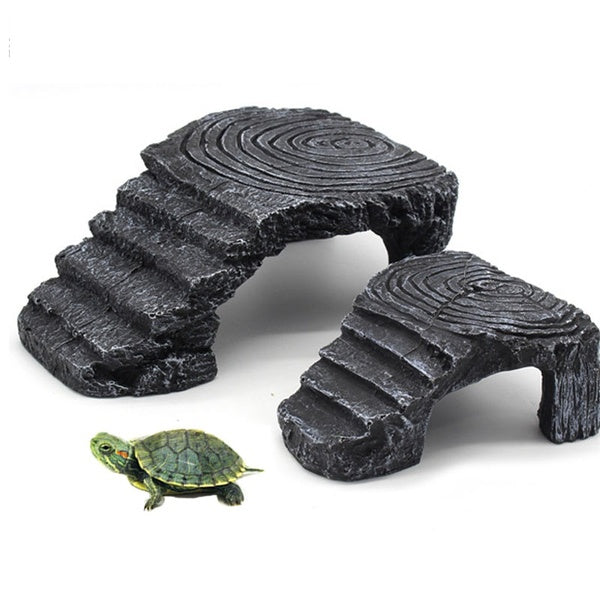 Accessoires d'aquarium de plate-forme de tortue pour l'île de Reptile pour les amphibiens Reptiles rampe de tortue d'eau se prélasser terrasse réserv