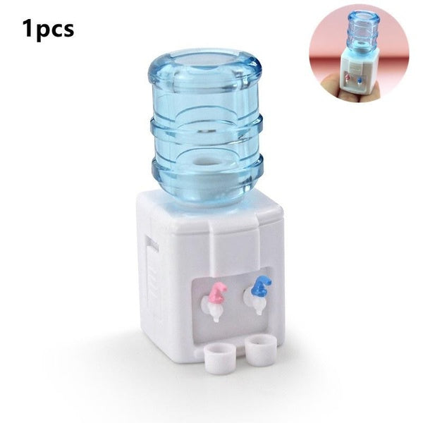 1-12 Miniature Simulation Water Dispenser Food Play Model Mini Doll Furniture Accessories Doll House Decoration Toys