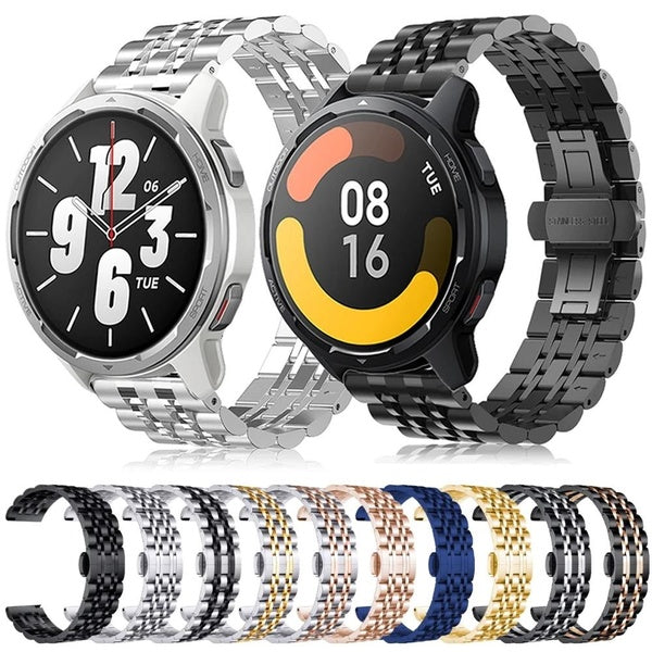 Metal Strap For xiaomi Watch S1 Active Band Stainless Steel Bracelet For xiaomi Mi Watch Color 2 Bracelet Smartwatch Wristband