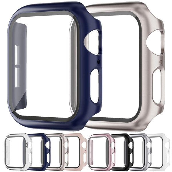 Case with Tempered Glass Screen Protector for Apple Watch Series 10 42mm 46mm, Ultra-Thin Scratch Resistant Full Protective Hard PC Bumper Cover for
