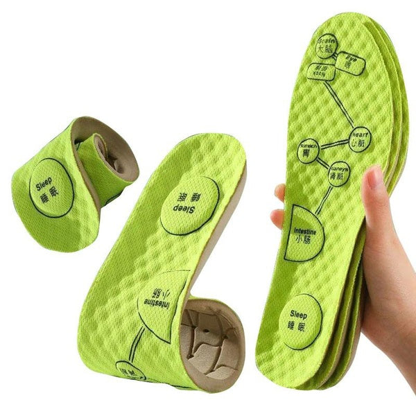 Massager insoles Foot Acupressure Insoles For Shoes Sole Sweat absorbing Deodorant Insole Breathable Running Insoles For Feet