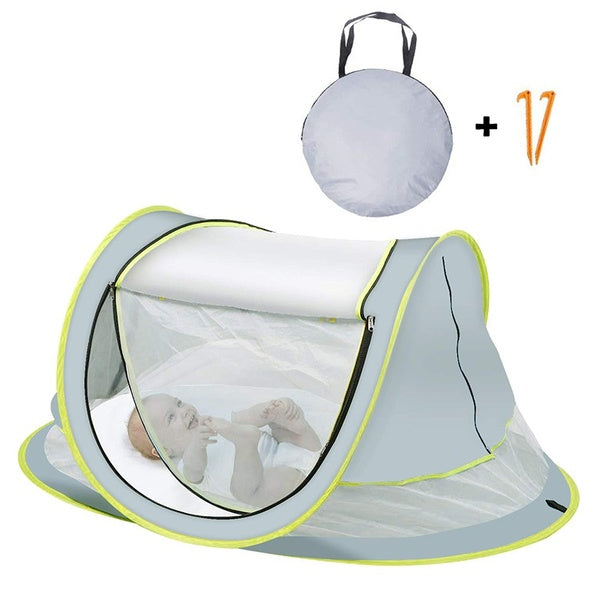 Large Portable Baby Travel Tent with Mosquito Net Baby Beach Tent