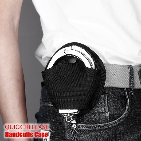 Sac de support de menottes tactique multifonctionnel universel à dégagement rapide pochette de sac à tirer