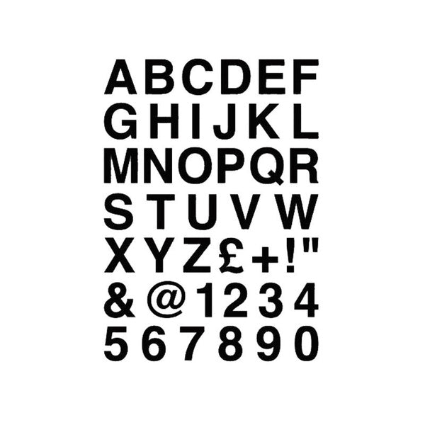 Hot 16.2*23CM LETTERS & NUMBERS Personalized Custom Car Sticker Classic Vinyl Car Body Decals Black-Silver C9-0089