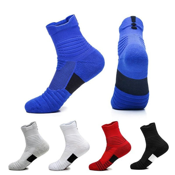 Men's Professional Sports Socks Thickened Towel Bottom Running Socks