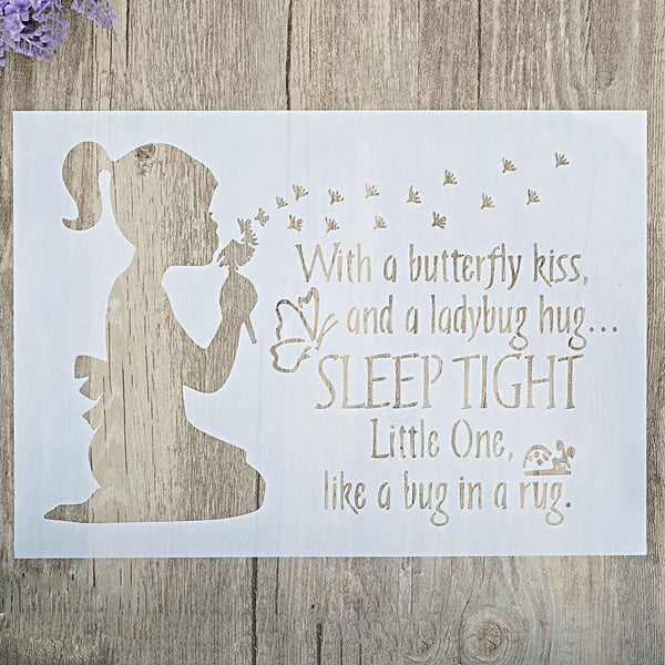 A4 A3 A2 Size DIY Craft Layering Girl Stencil For Wall Painting Scrapbooking Stamping Stamp Album Decorative Embossing Paper Card