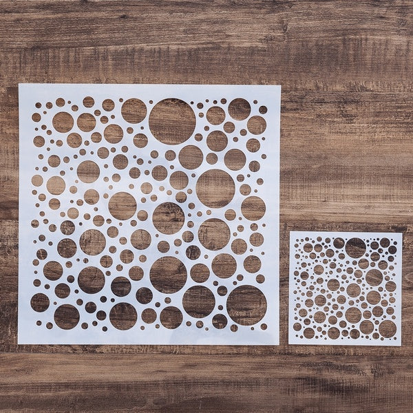 13 cm 30 cm 40 cm Decorative Polka Dot Bubble Stencil for DIY Scrapbooking-photo album Decorative Embossing DIY Paper Cards Crafts