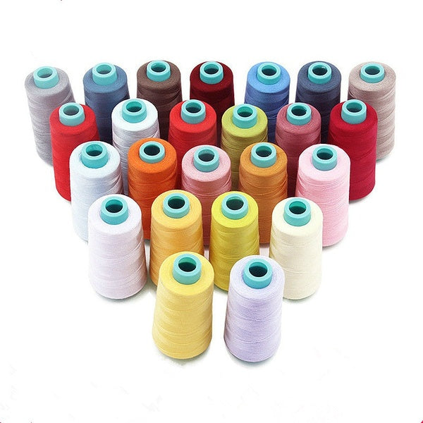 1Pc 3000 Yards Overlocking Sewing Machine Industrial Polyester Thread DIY Homemade Craft Tools