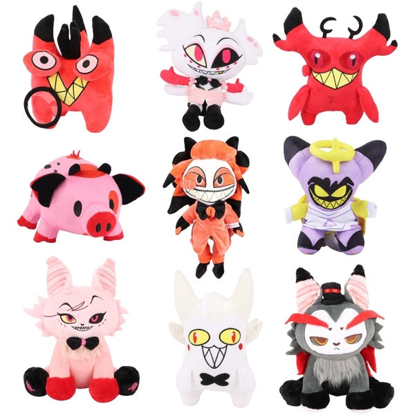 30CM Anime Accessories Hazbined Hotels Plush Toy Dolls Cute Cartoon Stuffed Soft Toy Birthday Christmas Gift for Children