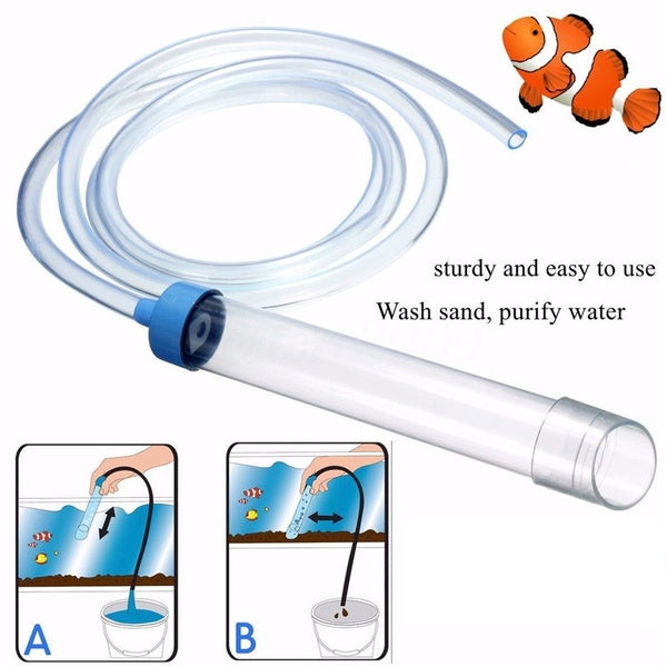Siphon for Aquarium Fish Vacuum Gravel Water Filter Cleaner Siphon Pump Cleaner Pump Safe Vacuum Aquarium Accessories