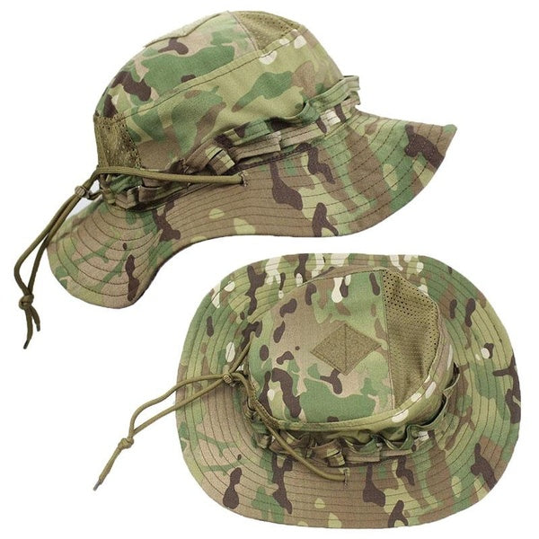 New Tactical Boonie Hat Cap Outdoor Sports Fishing Hiking Hat Hunting Hiking Camping Camo Sunproof Hats Mens Headwear
