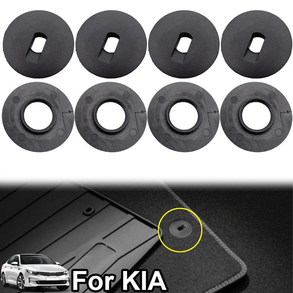 4pcs Car Floor Mat Clips For Kia Ceed Forte Cerato Picanto Rio Soul Sportage Stonic Niro Optima Stinger Sorento Carnival Carpet Fixing Clamps Fastene
