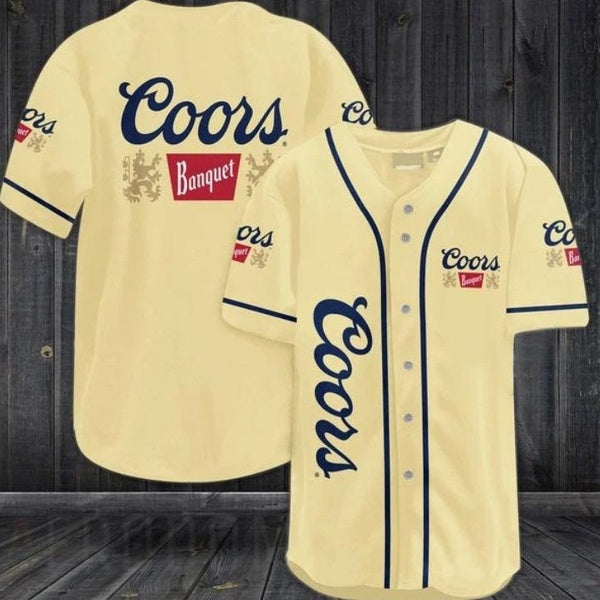 Coors Banquet Beer Baseball Jersey