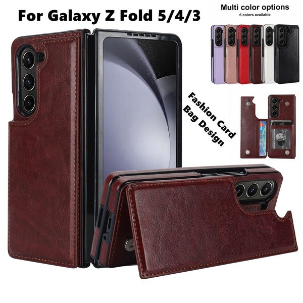 Conception de sac de carte de mode pour Samsung Galaxy Z Fold 5 Fold 4 Fold 3 protection antichoc pour Samsung Galaxy Z Fold 5-Fold 4-Fold 3 5G coque